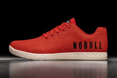 Nobull Superfabric Men's Trainers Red | Australia (HF1692)